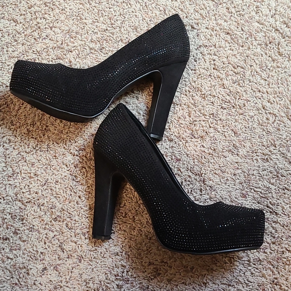 Torrid Embellished Platform Pumps